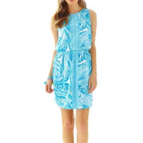LILLY PULITZER WINDWARD DRESS SIZE MED - Picture 1 of 8
